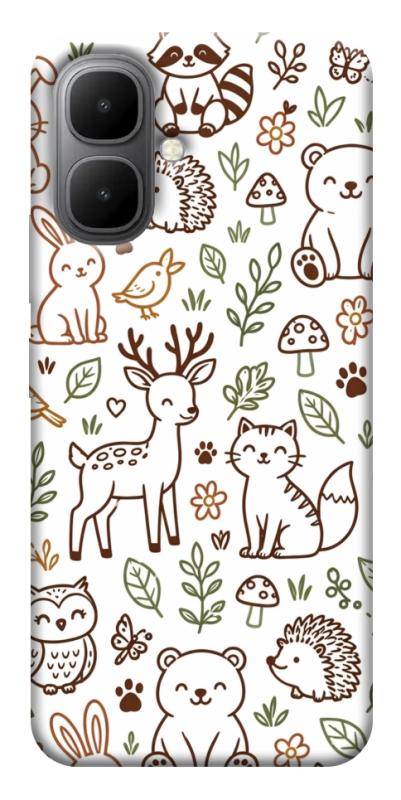 Чохол itsPrint Wildlife pattern для Infinix Smart 10, паттерн, купити оптом з доставкою