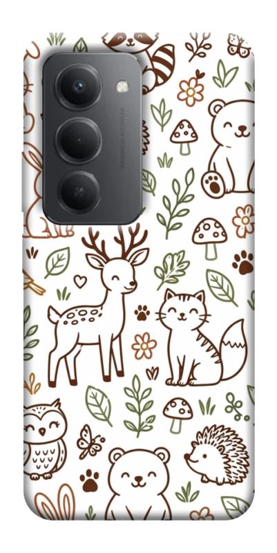 Чохол itsPrint Wildlife pattern для Xiaomi Redmi 15 4G (Global) / 5G, паттерн, купити оптом з доставкою