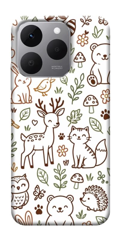 Чохол itsPrint Wildlife pattern для Realme 15T, паттерн, купити оптом з доставкою