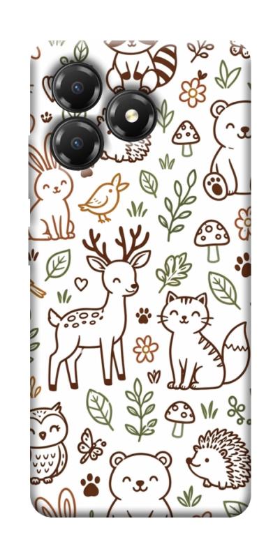 Чохол itsPrint Wildlife pattern для ZTE Blade A36, паттерн, купити оптом з доставкою