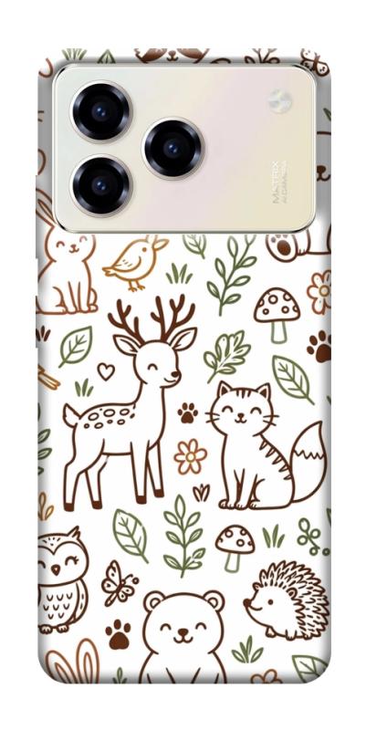 Чохол itsPrint Wildlife pattern для ZTE Blade A76, паттерн, купити оптом з доставкою