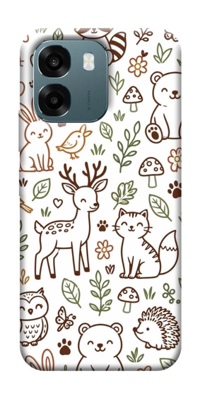 Чехол itsPrint Wildlife pattern для Oppo A6, паттерн, купить оптом с доставкой