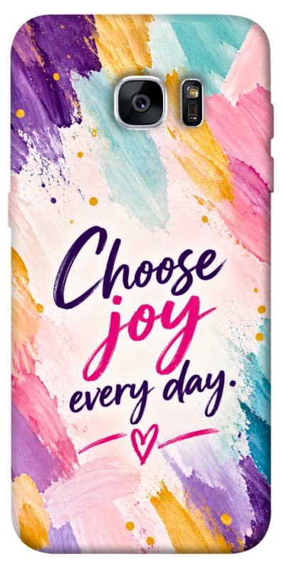 Чохол itsPrint Choose joy everyday для Samsung G935F Galaxy S7 Edge, написи, купити оптом з доставкою