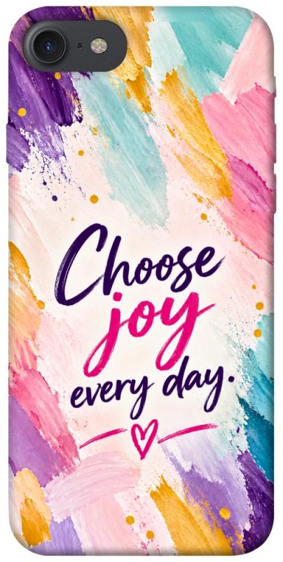 Чохол itsPrint Choose joy everyday для Apple iPhone 7 / 8 (4.7"), написи, купити оптом з доставкою