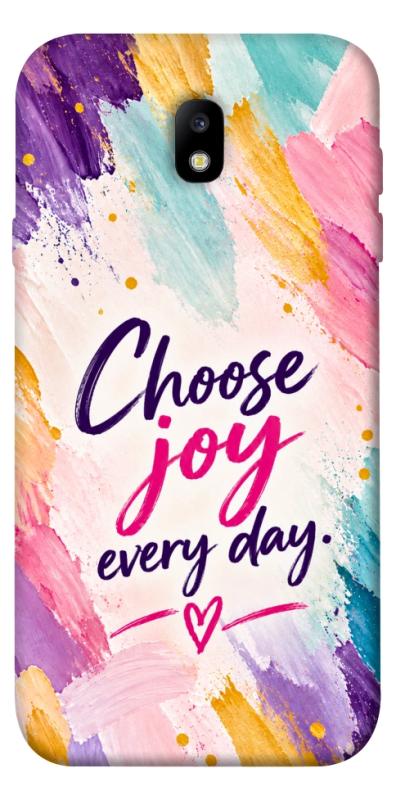 Чехол itsPrint Choose joy everyday для Samsung J730 Galaxy J7 (2017), надписи, купить оптом с доставкой