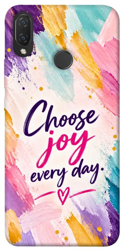 Чехол itsPrint Choose joy everyday для Huawei P Smart+ (nova 3i), надписи, купить оптом с доставкой