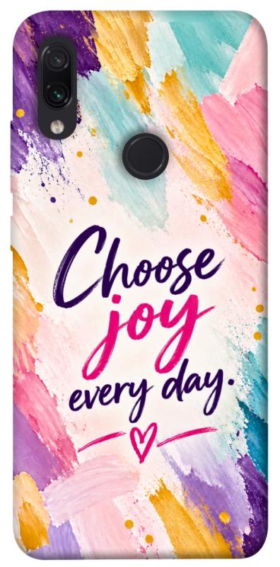 Чохол itsPrint Choose joy everyday для Xiaomi Redmi Note 7 / Note 7 Pro / Note 7s, написи, купити оптом з доставкою