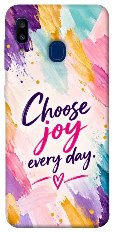 Чохол itsPrint Choose joy everyday для Samsung Galaxy A20 / A30, написи, купити оптом з доставкою