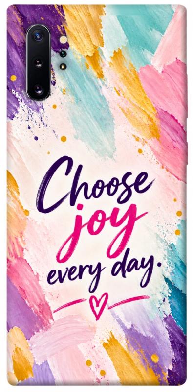 Чохол itsPrint Choose joy everyday для Samsung Galaxy Note 10 Plus, написи, купити оптом з доставкою