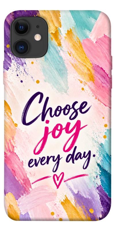 Чохол itsPrint Choose joy everyday для Apple iPhone 11 (6.1"), написи, купити оптом з доставкою