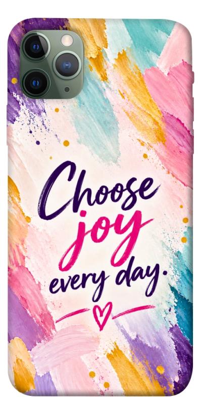 Чохол itsPrint Choose joy everyday для Apple iPhone 11 Pro Max (6.5"), написи, купити оптом з доставкою