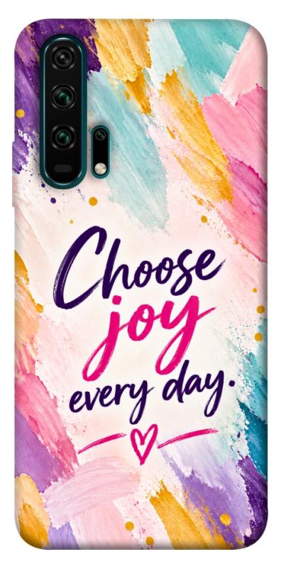 Чехол itsPrint Choose joy everyday для Huawei Honor 20 Pro, надписи, купить оптом с доставкой