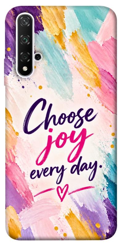 Чохол itsPrint Choose joy everyday для Huawei Honor 20 / Nova 5T, написи, купити оптом з доставкою