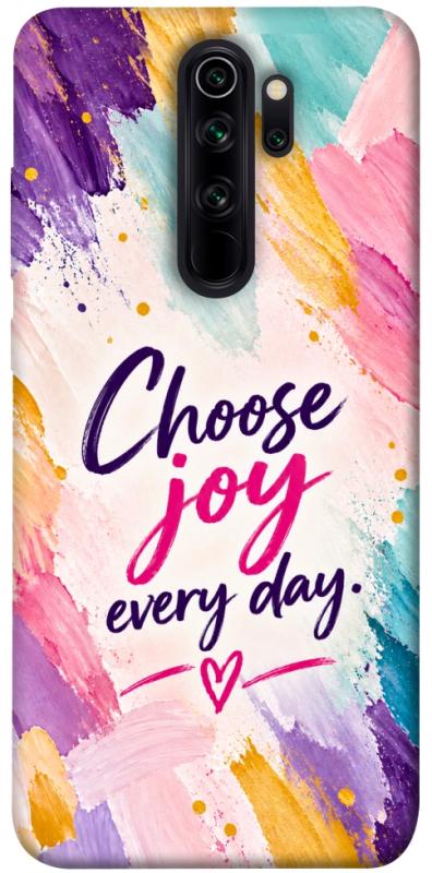 Чохол itsPrint Choose joy everyday для Xiaomi Redmi Note 8 Pro, написи, купити оптом з доставкою