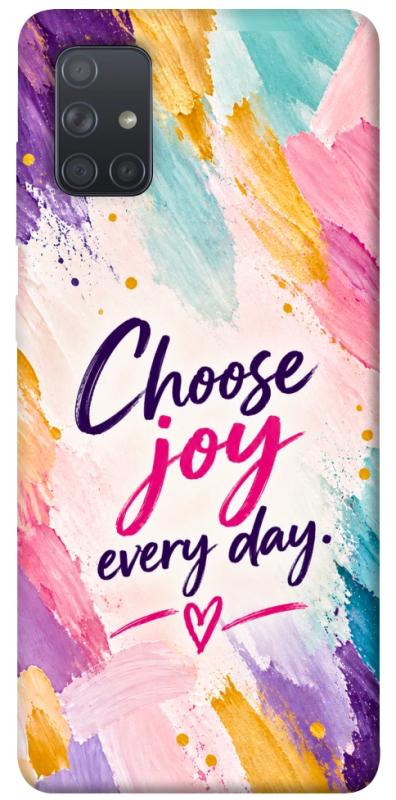 Чохол itsPrint Choose joy everyday для Samsung Galaxy A71, написи, купити оптом з доставкою