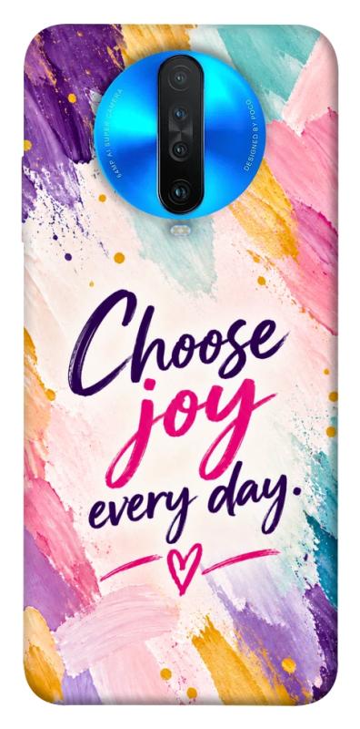 Чохол itsPrint Choose joy everyday для Xiaomi Redmi K30, написи, купити оптом з доставкою