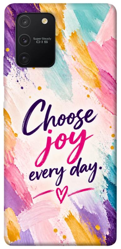 Чехол itsPrint Choose joy everyday для Samsung Galaxy S10 Lite, надписи, купить оптом с доставкой
