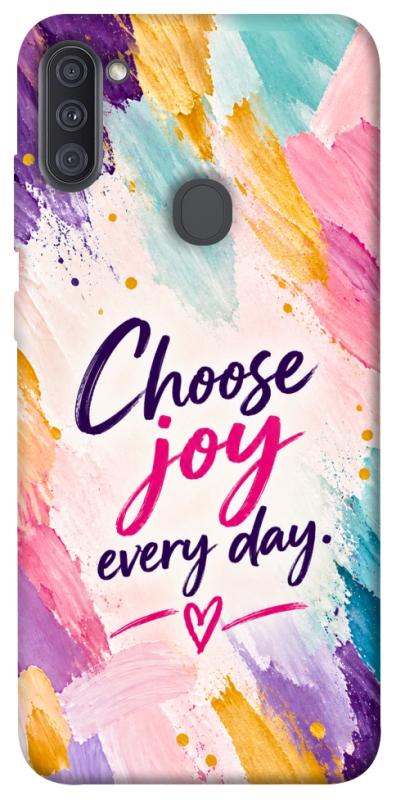 Чохол itsPrint Choose joy everyday для Samsung Galaxy A11, написи, купити оптом з доставкою