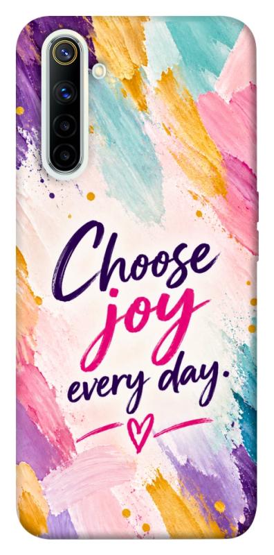 Чехол itsPrint Choose joy everyday для Realme 6, надписи, купить оптом с доставкой