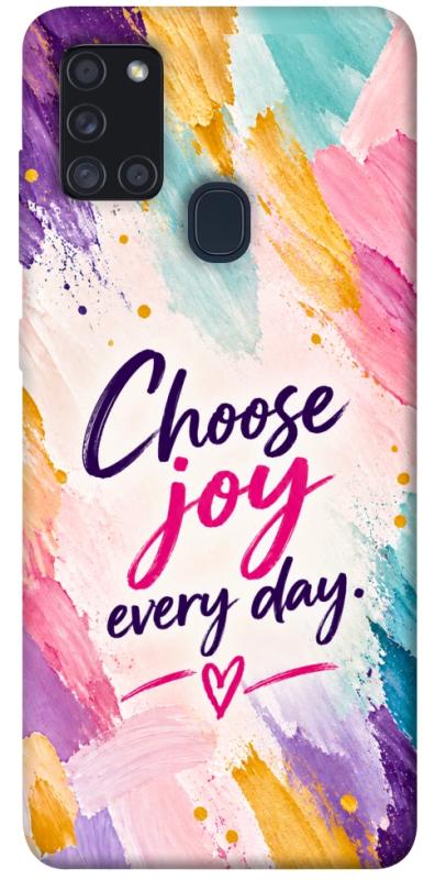 Чохол itsPrint Choose joy everyday для Samsung Galaxy A21s, написи, купити оптом з доставкою