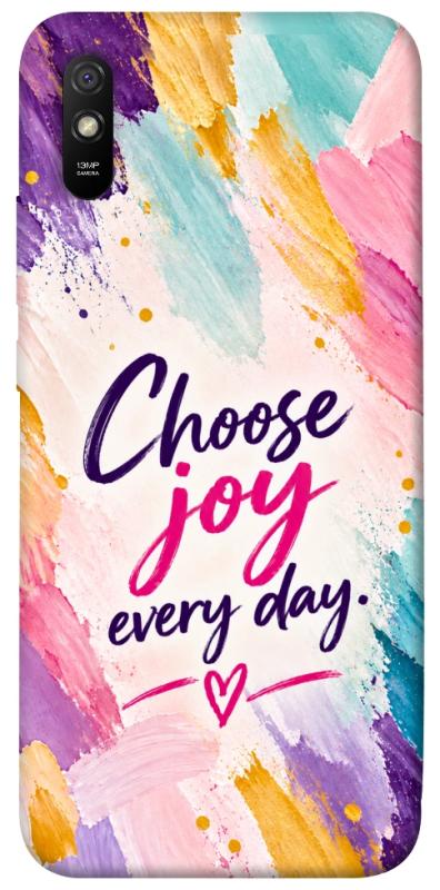 Чохол itsPrint Choose joy everyday для Xiaomi Redmi 9A, написи, купити оптом з доставкою