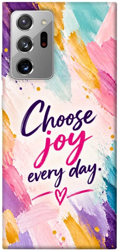 Чохол itsPrint Choose joy everyday для Samsung Galaxy Note 20 Ultra, написи, купити оптом з доставкою