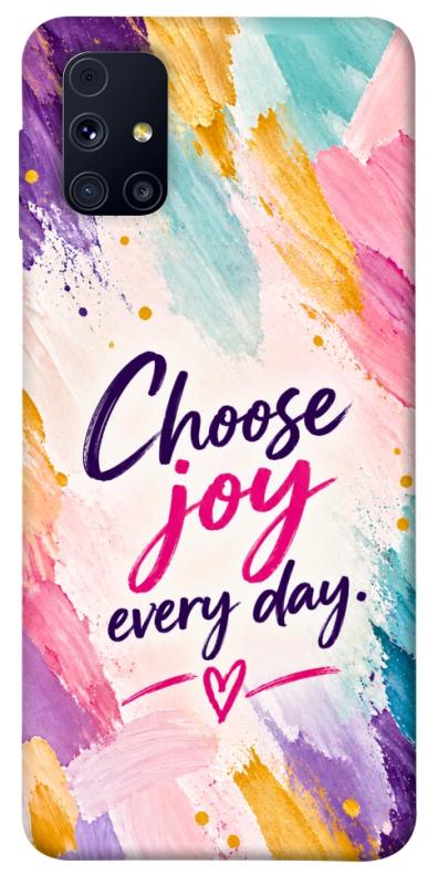 Чохол itsPrint Choose joy everyday для Samsung Galaxy M31s, написи, купити оптом з доставкою