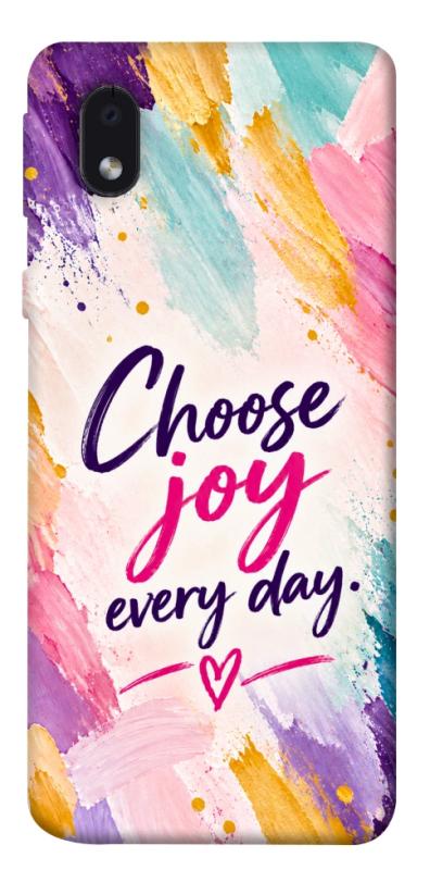 Чохол itsPrint Choose joy everyday для Samsung Galaxy M01 Core / A01 Core, написи, купити оптом з доставкою