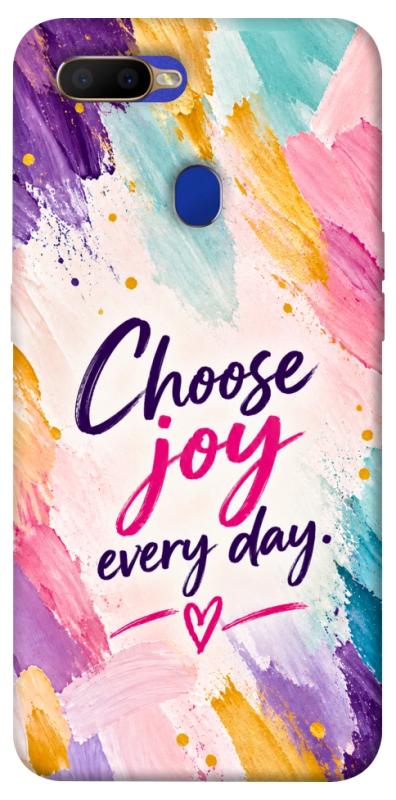 Чохол itsPrint Choose joy everyday для Oppo A5s / Oppo A12, написи, купити оптом з доставкою