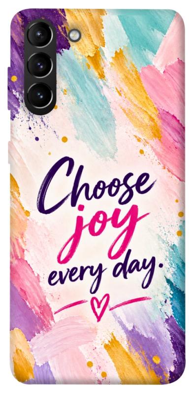 Чохол itsPrint Choose joy everyday для Samsung Galaxy S21+, написи, купити оптом з доставкою