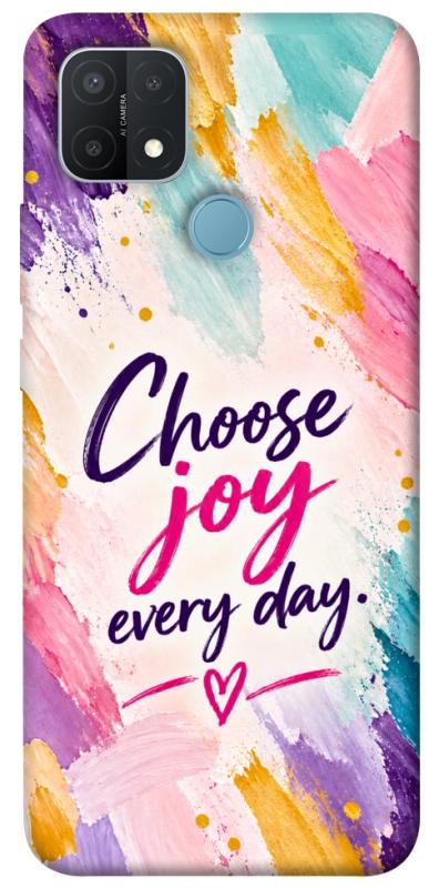Чохол itsPrint Choose joy everyday для Oppo A15s / A15, написи, купити оптом з доставкою