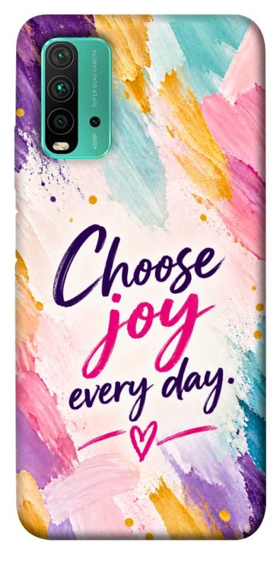 Чохол itsPrint Choose joy everyday для Xiaomi Redmi Note 9 4G / Redmi 9 Power / Redmi 9T, написи, купити оптом з доставкою