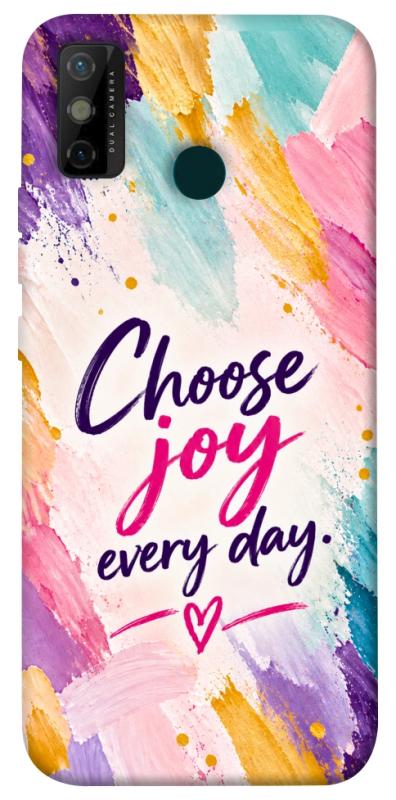 Чохол itsPrint Choose joy everyday для TECNO Spark 6 Go, написи, купити оптом з доставкою