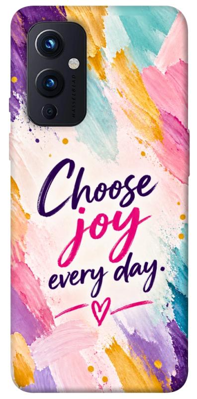 Чохол itsPrint Choose joy everyday для OnePlus 9, написи, купити оптом з доставкою