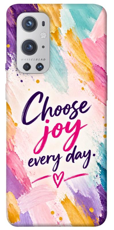Чохол itsPrint Choose joy everyday для OnePlus 9 Pro, написи, купити оптом з доставкою
