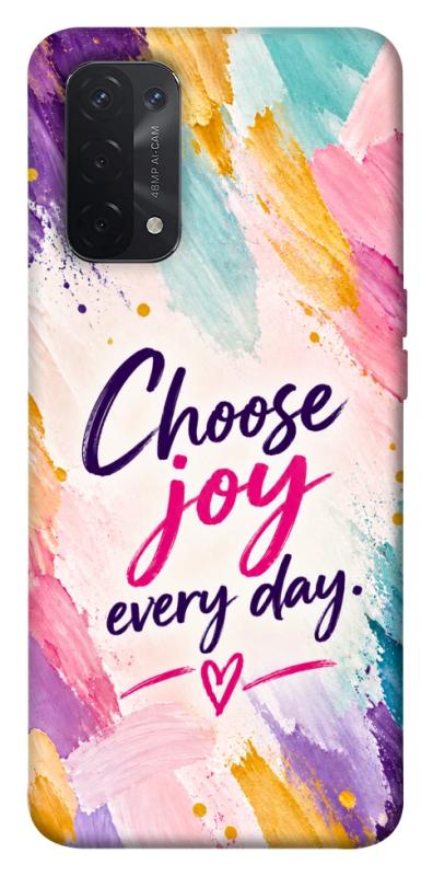 Чохол itsPrint Choose joy everyday для Oppo A54 4G, написи, купити оптом з доставкою
