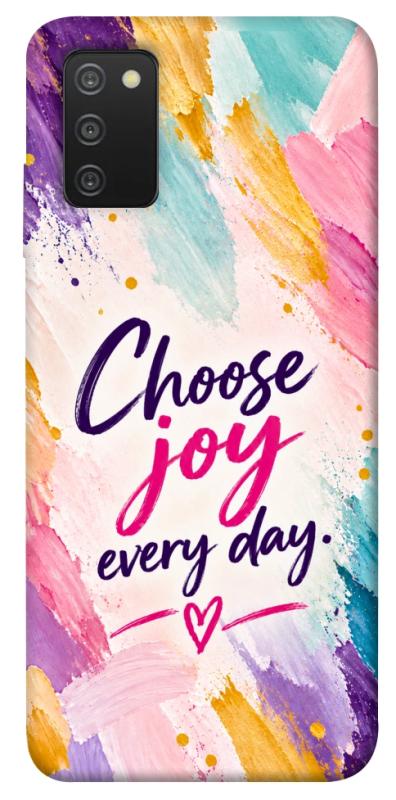 Чохол itsPrint Choose joy everyday для Samsung Galaxy A03s, написи, купити оптом з доставкою