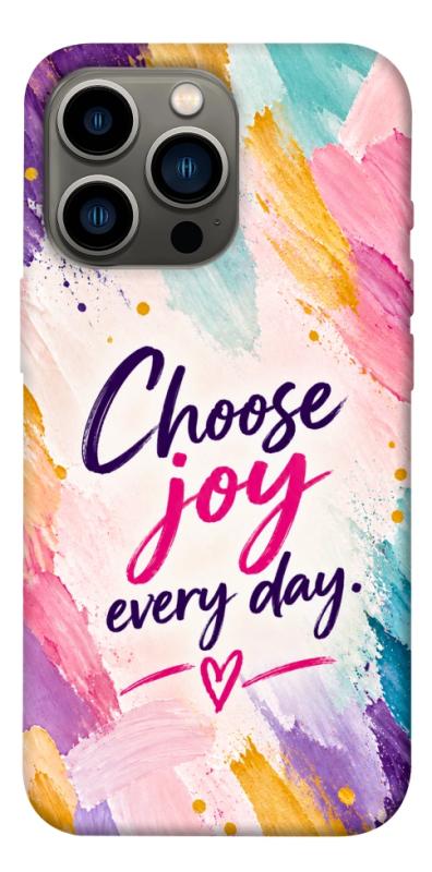 Чохол itsPrint Choose joy everyday для Apple iPhone 13 Pro (6.1"), написи, купити оптом з доставкою