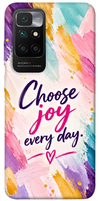 Чохол itsPrint Choose joy everyday для Xiaomi Redmi 10, написи, купити оптом з доставкою