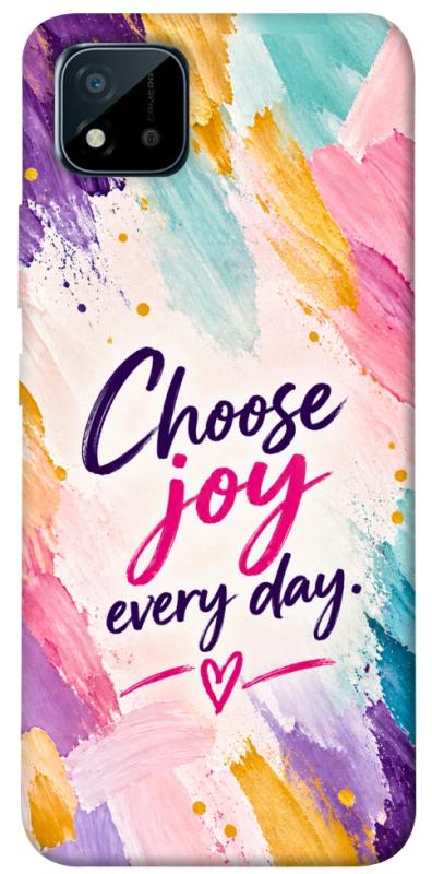 Чехол itsPrint Choose joy everyday для Realme C11 (2021), надписи, купить оптом с доставкой