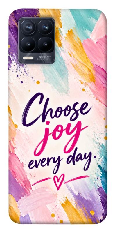 Чохол itsPrint Choose joy everyday для Realme 8, написи, купити оптом з доставкою