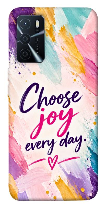 Чохол itsPrint Choose joy everyday для Oppo A16s / A16, написи, купити оптом з доставкою