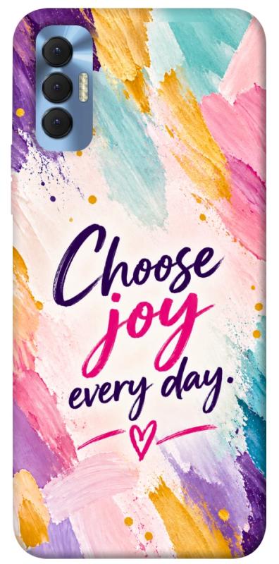Чехол itsPrint Choose joy everyday для TECNO Spark 8P, надписи, купить оптом с доставкой