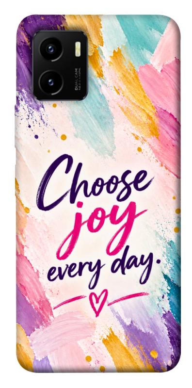Чохол itsPrint Choose joy everyday для Vivo Y15s, написи, купити оптом з доставкою