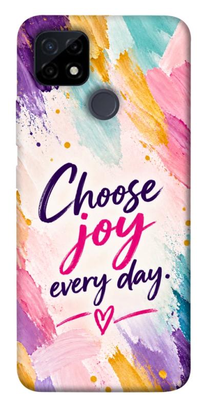 Чехол itsPrint Choose joy everyday для Realme C12, надписи, купить оптом с доставкой