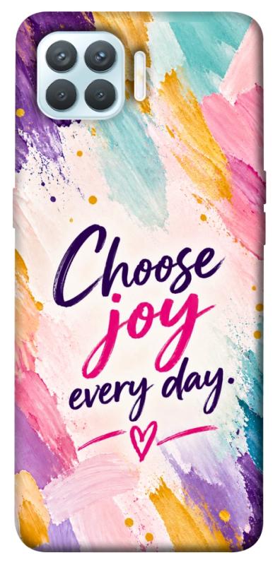 Чохол itsPrint Choose joy everyday для Oppo F17 Pro, написи, купити оптом з доставкою