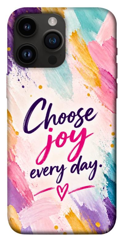 Чохол itsPrint Choose joy everyday для Apple iPhone 14 Pro Max (6.7"), написи, купити оптом з доставкою