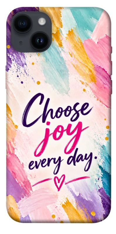 Чохол itsPrint Choose joy everyday для Apple iPhone 14 Plus (6.7"), написи, купити оптом з доставкою