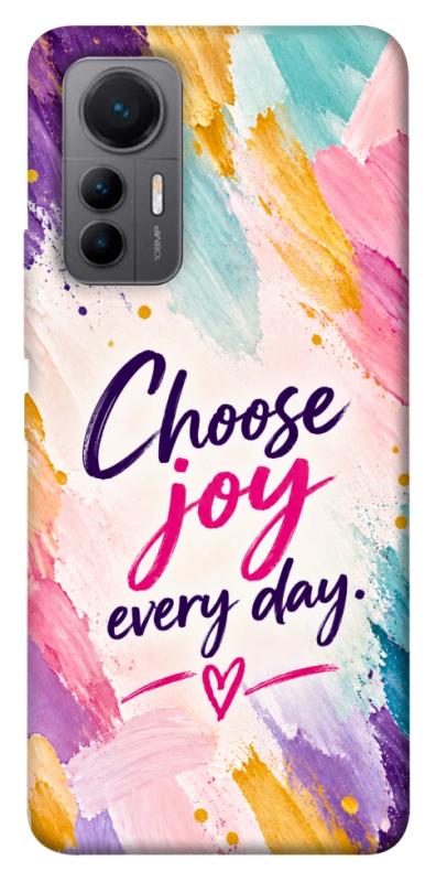 Чохол itsPrint Choose joy everyday для Xiaomi 12 Lite, написи, купити оптом з доставкою