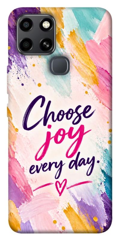 Чохол itsPrint Choose joy everyday для Infinix Smart 6, написи, купити оптом з доставкою